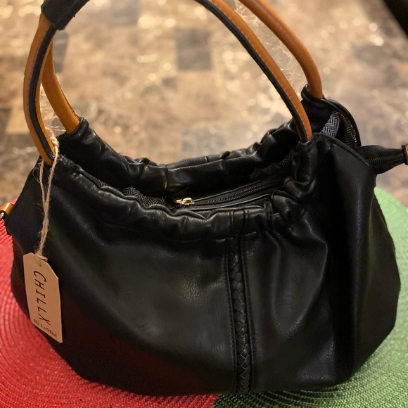 Handbags - Black hobo-style handbag 🖤 Faux Leather…